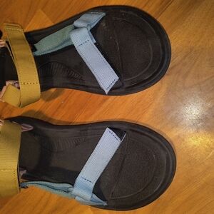 Teva Blue and Yellow Adventure Sandals